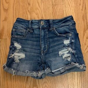 American Eagle Hi-Rise Shortie shorts